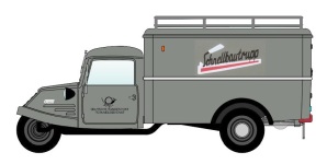 NPE Modellbau NA88174 - H0 Goliath GD 750 Kastenwagen Fernmeldedienst